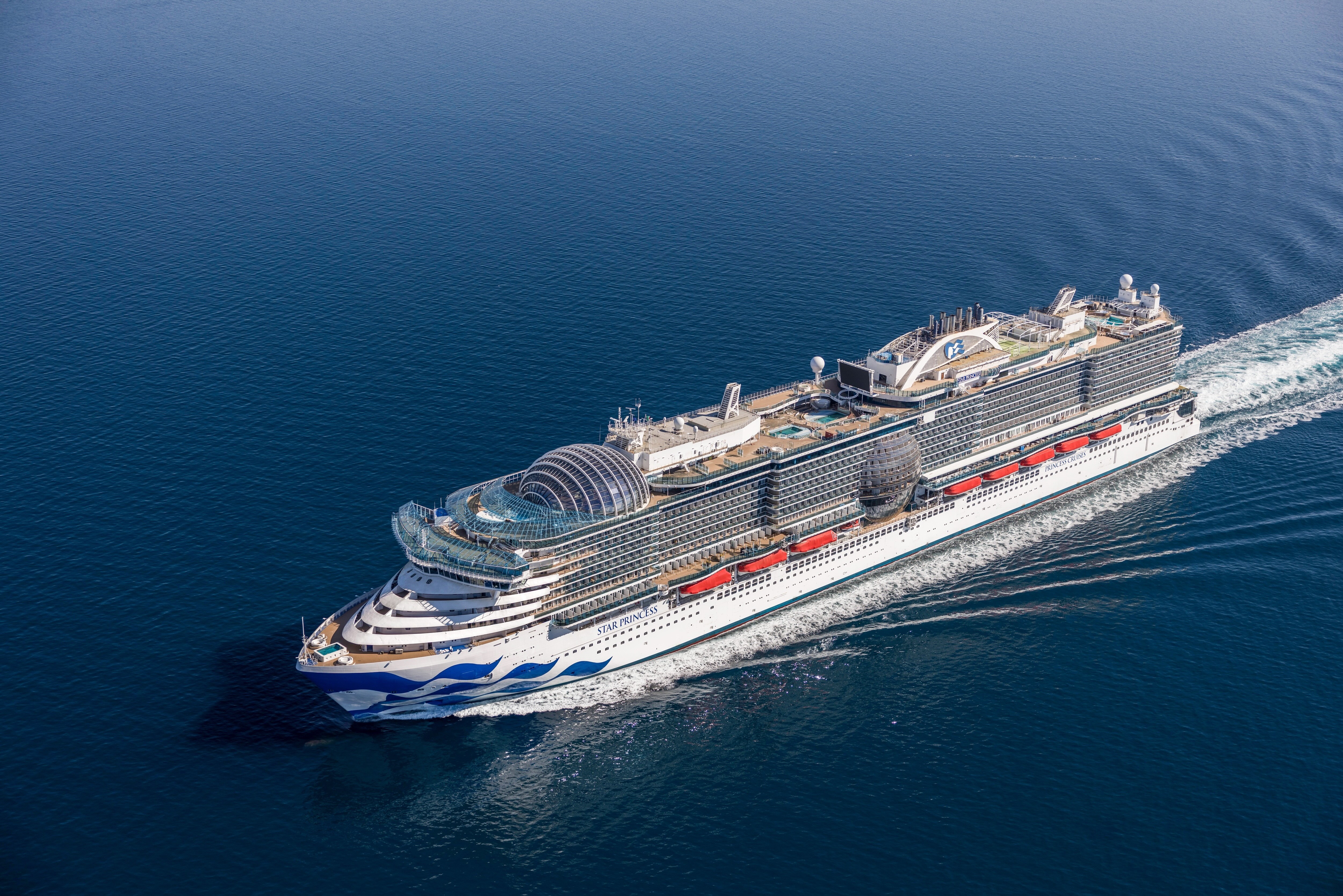 Princess Cruises ship cruising in Alaska